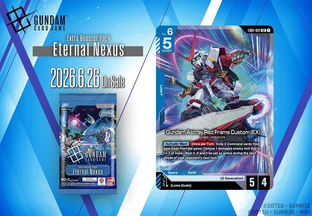 Card Spotlight: Gundam Astray Red Frame Custom from the Upcoming EB01 Set